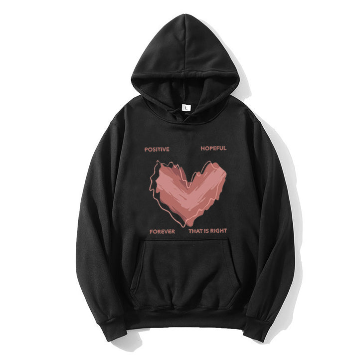 Women's hoodie with inspiring heart motif Chic & Stil