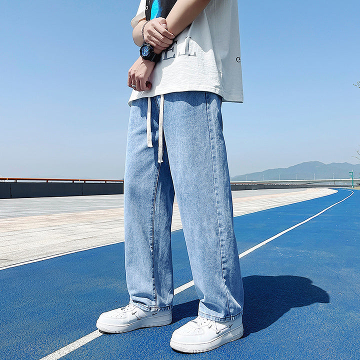 Casual men's pants with adjustable drawstring and loose fit Lune London