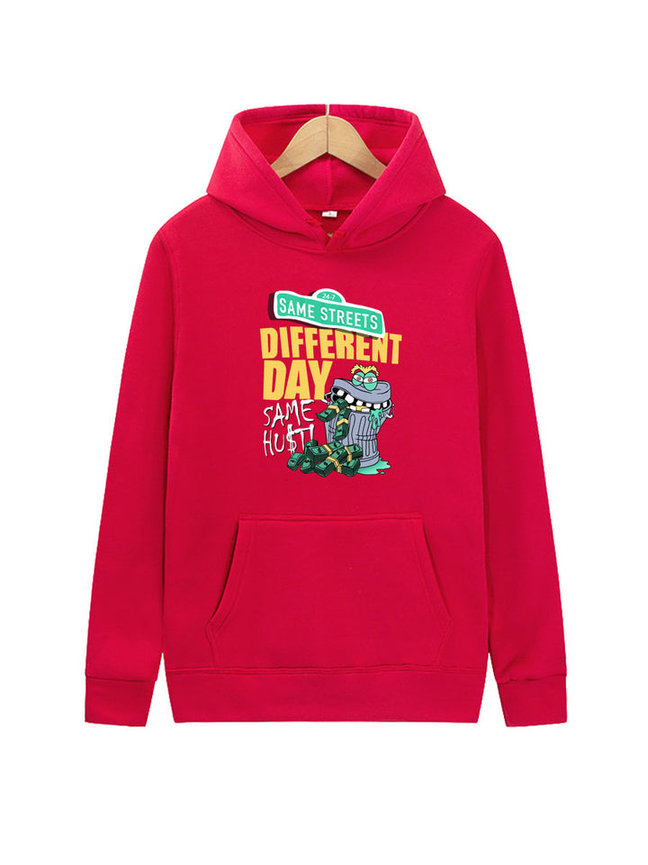 Hooded sweatshirt for women with creative print Lune London