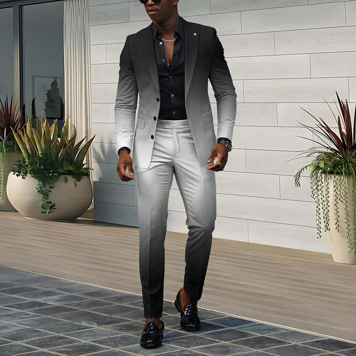 Men's Elegant Suit with Gradient Lune London