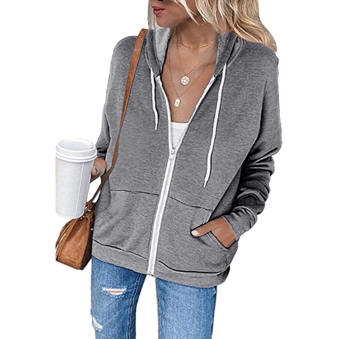 Women's hooded sweatshirt with practical pockets Lune Londonl