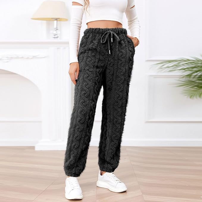 Soft fleece pants for women Lune London