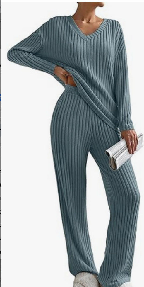 Lune London Women's Casual Knit Lounge Set