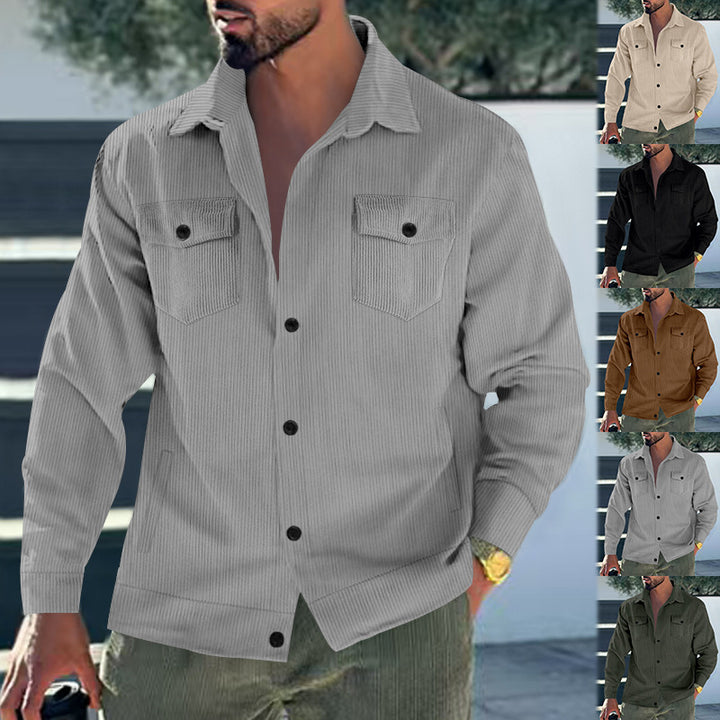 Vintage style men's jacket with practical pockets and structured design Lune London