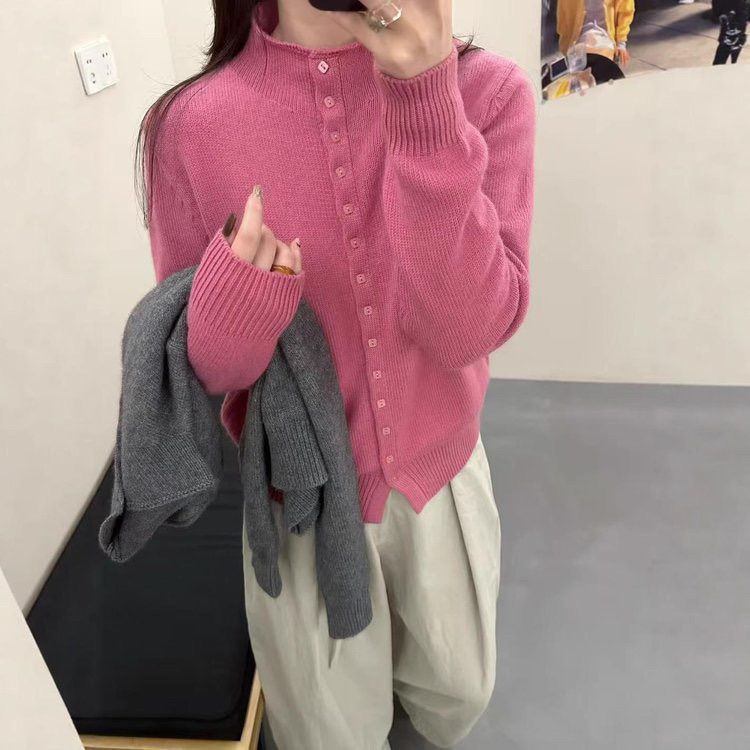 Cardigan en tricot chaud pour femmes Chic & Stil