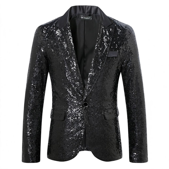 Man Blazer sequins glamour Lune London