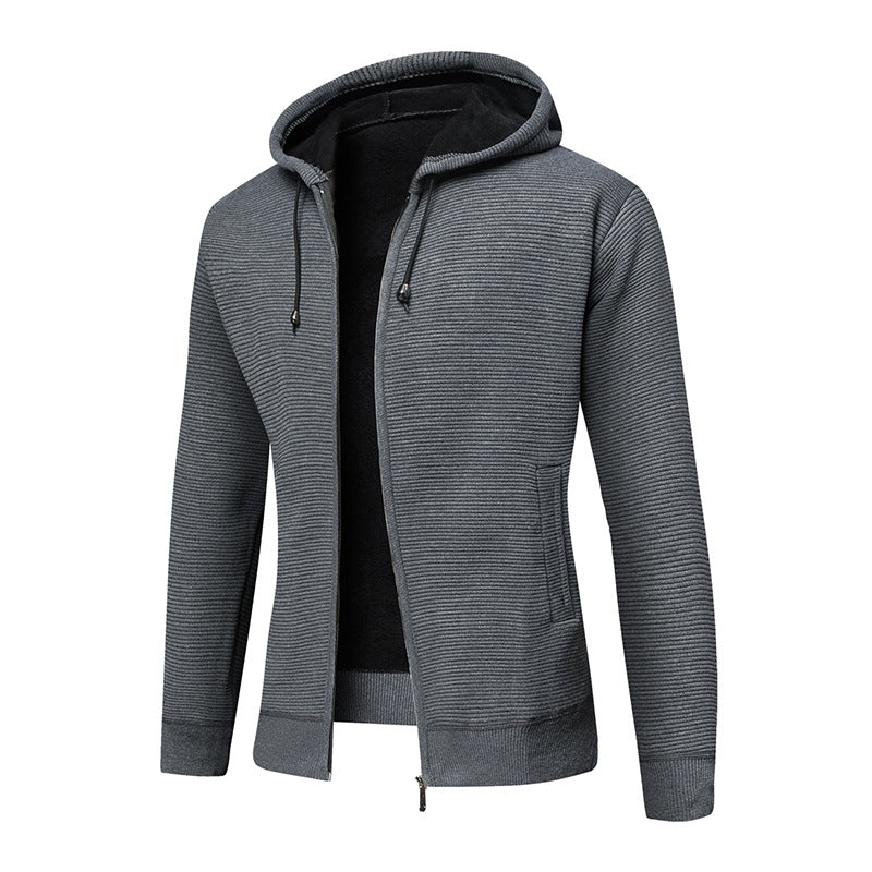 Hooded jacket for men, lined, offering great comfort and a clever design Lune London