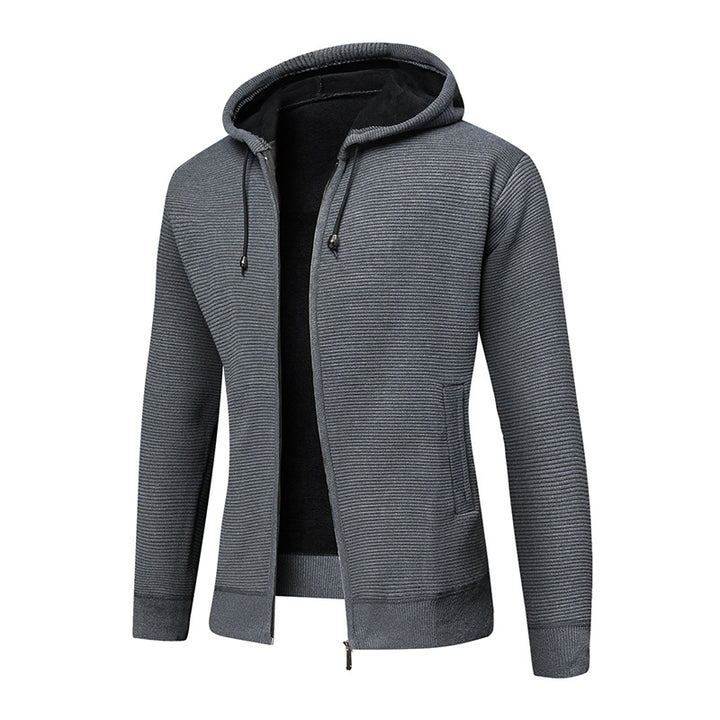 Hooded jacket for men, lined, offering great comfort and a clever design Lune London