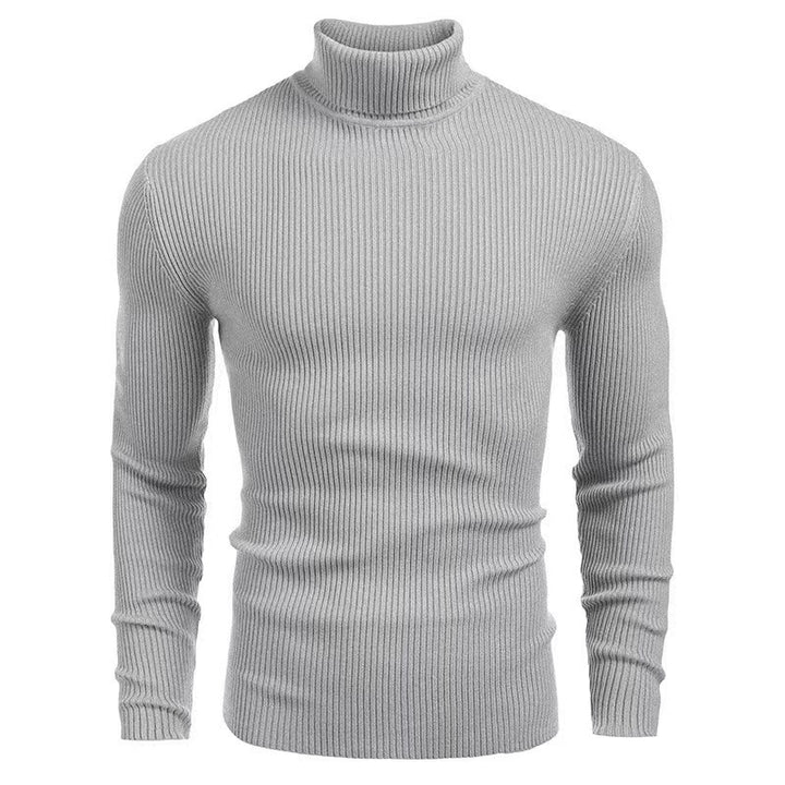 Women’s turtleneck sweater with an elegant ribbed structure Lune London