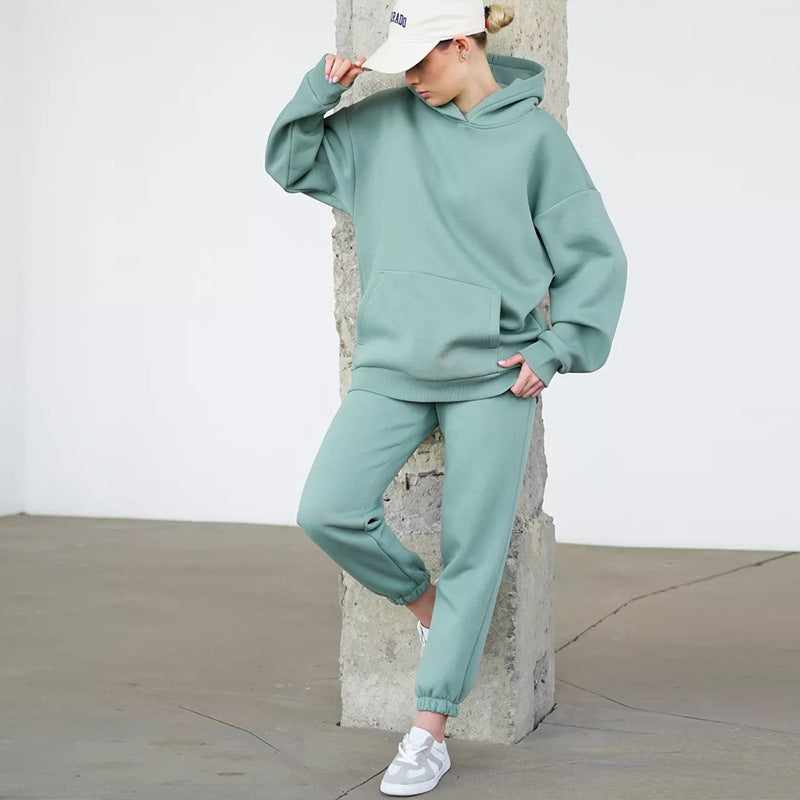 Women comfortable hoodie and jogger pants set Lune London