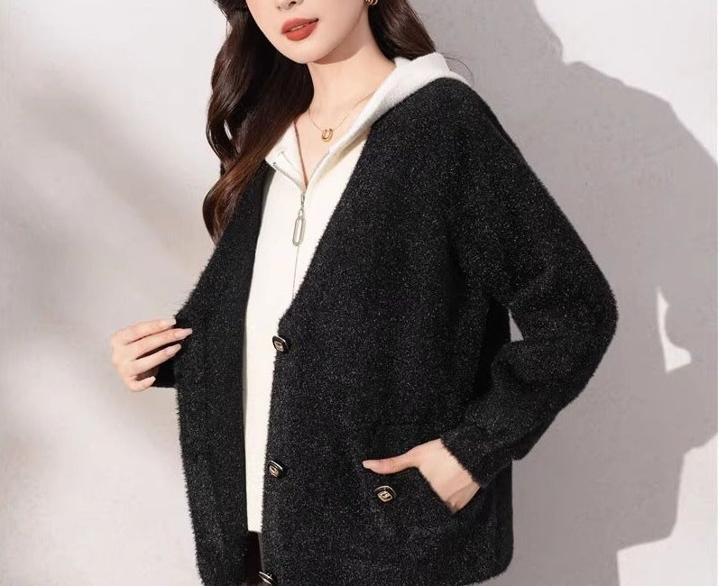 Cardigan cosy pour femmes avec détails de boutons nobles Chic & Stil