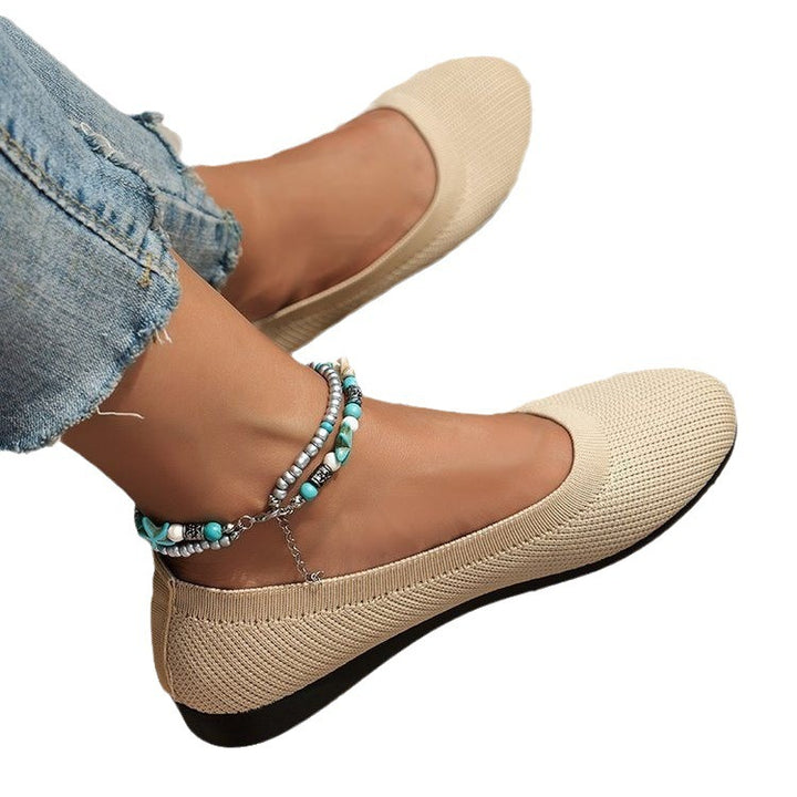 Ladies Comfortable Chic Ballet Flats