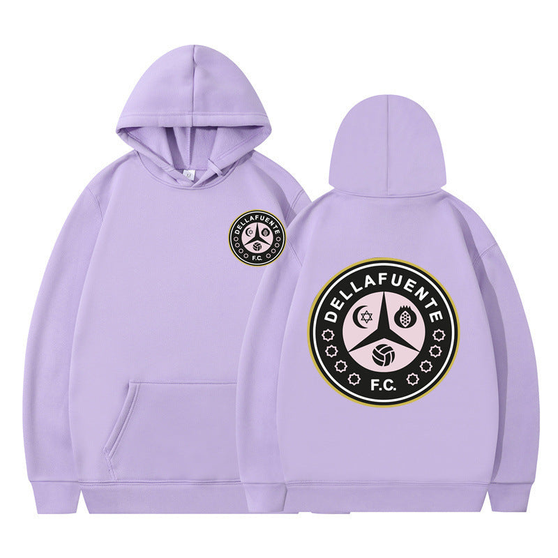 Women's hoodie with distinctive logo and soft fleece Lune London