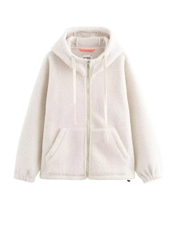 Veste en polaire douillette pour femmes avec col montant Chic & Stil