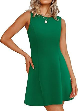 Sleeveless A-line dress for women with timeless cut Lune London