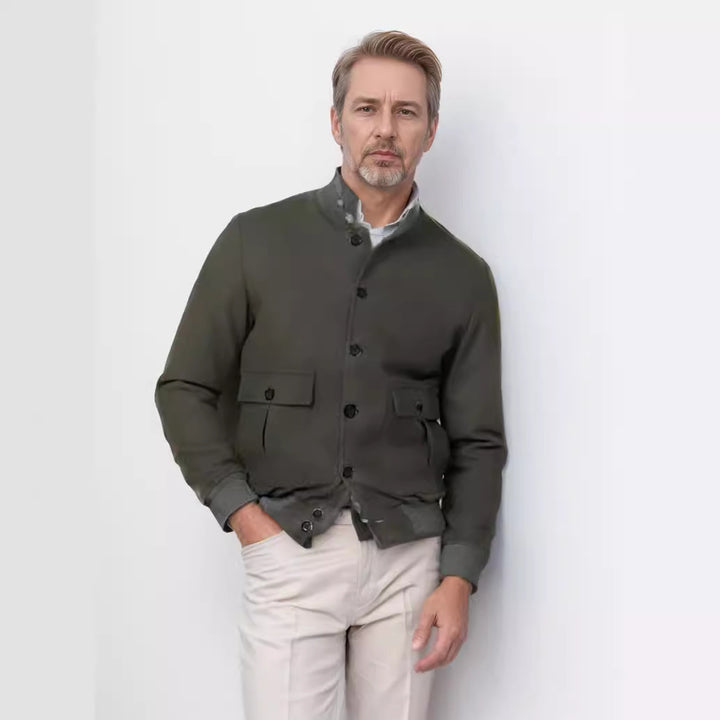 Leisure jacket for men with a sporty style featuring practical pockets Lune London