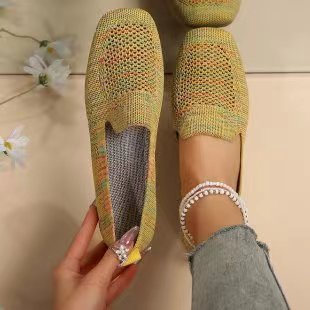 Ladies Breathable Mesh Slip-On Shoes Lune London