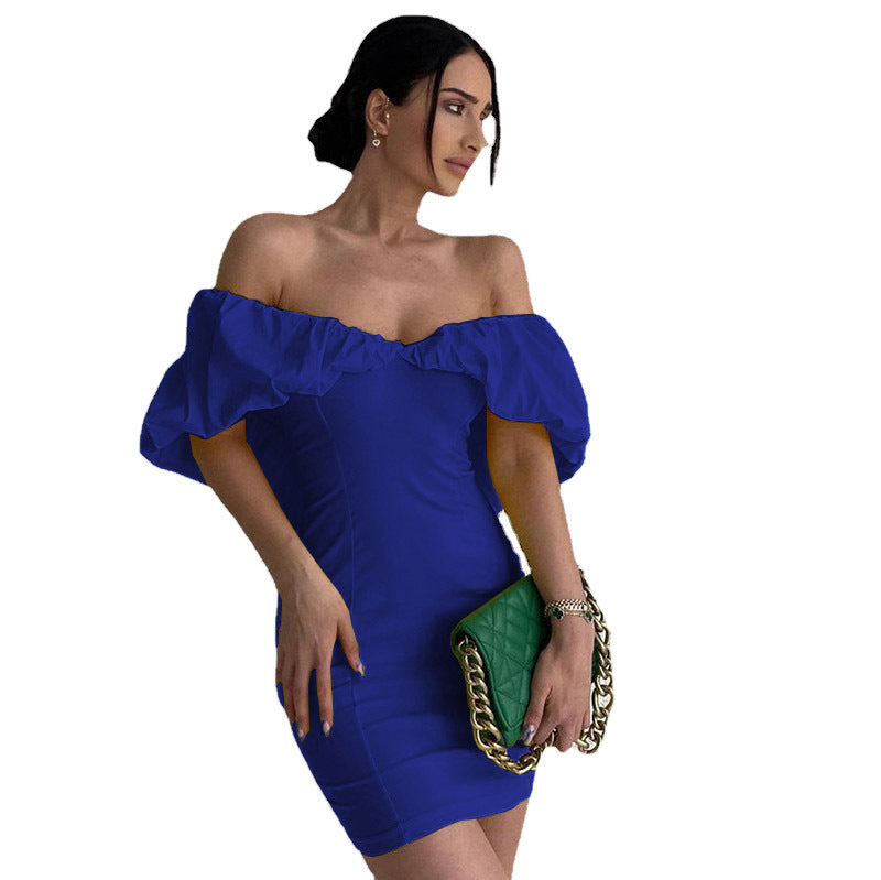 Mini wedding dress for women with voluminous sleeves Lune London