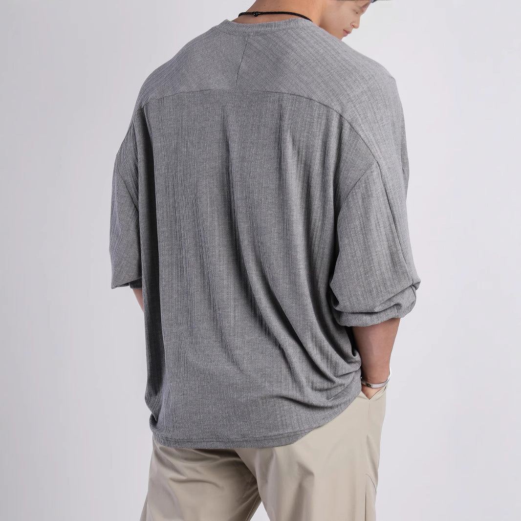 Casual long-sleeve t-shirt for women with an innovative cut and fine texture Lune London