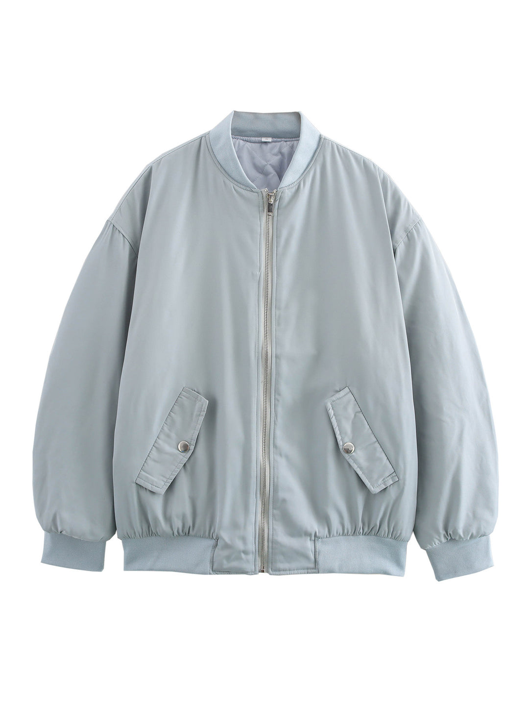 Trendy women's bomber jacket with practical pockets and high collar Lune London