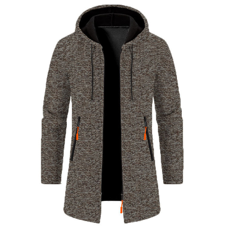 Casual hooded jacket for men with ergonomic cut and practical zippered pockets Lune London