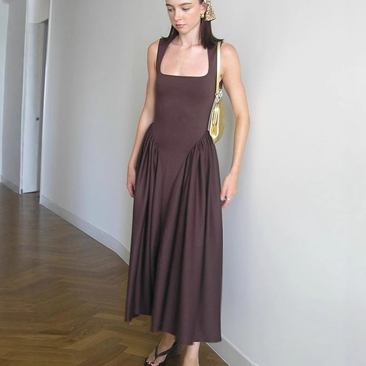 Robe maxi fluide pour femmes avec coupe sophistiquée Chic & Stil