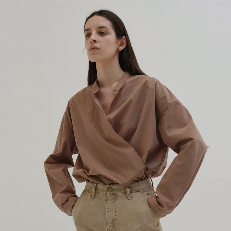Chemisier asymétrique pour femmes au design minimaliste Chic & Stil