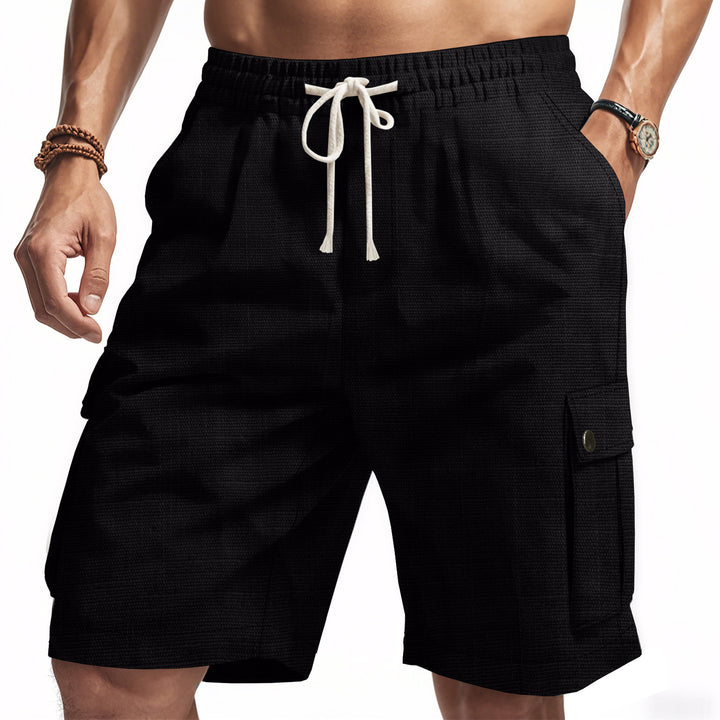 Casual cargo shorts for men with breathable side pockets Lune London