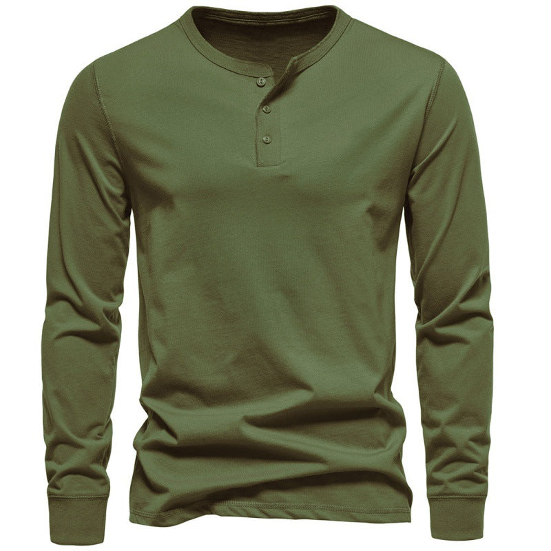 Men's long sleeve shirt with button closure and modern design Lune London