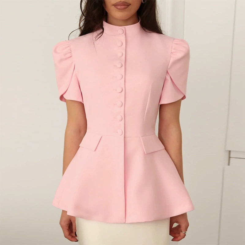 Elegant jacket for women with structured shoulders Lune London