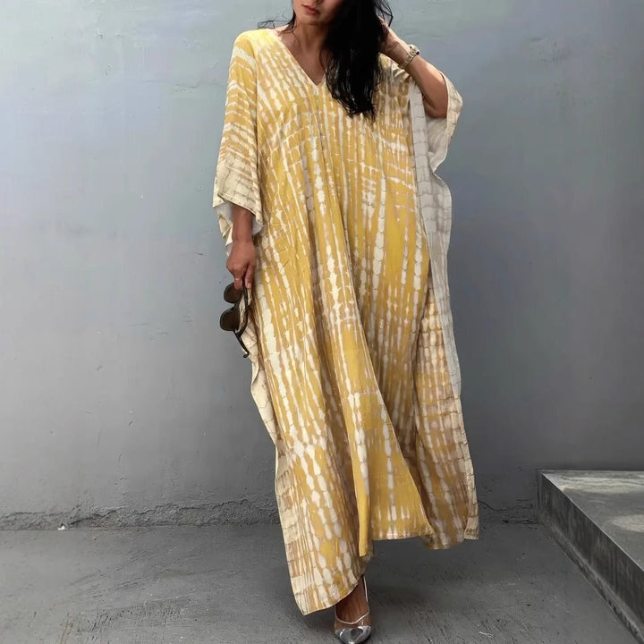 Ladies Kaftan with Contemporary Pattern and Airy Cut Chic Und Stil