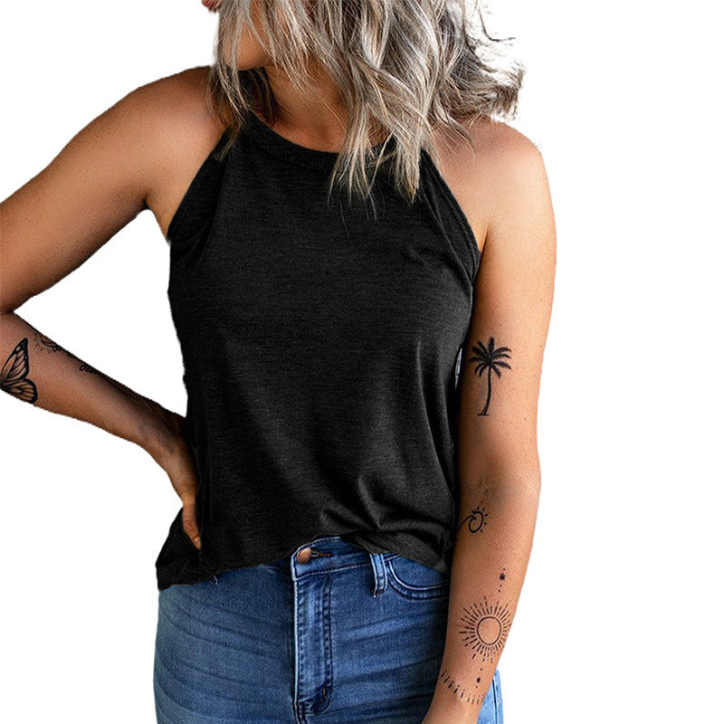 Ladies sporty tank top with modern chic and style