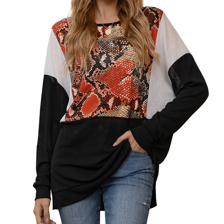 Trendy long sleeve shirt for women with animal print and chic design Lune London