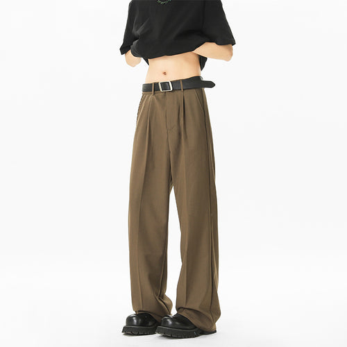 High-waisted wide-leg pants for women with side zipper and trendy cut Lune London