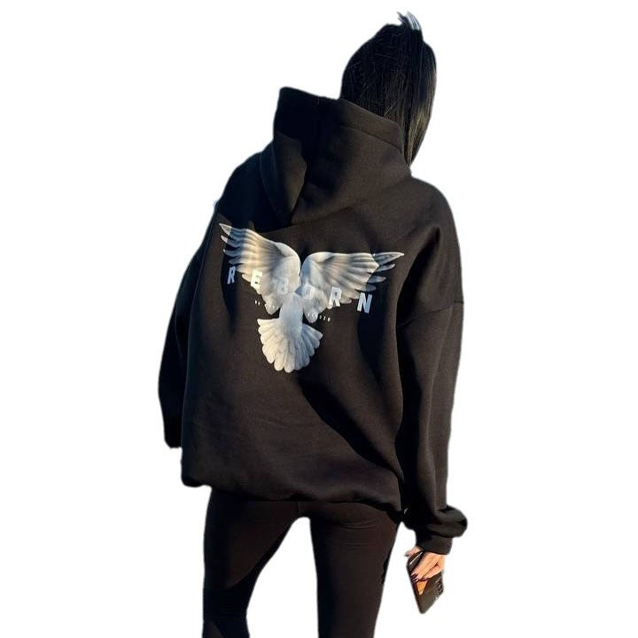 Ladies oversized hoodie Lune London