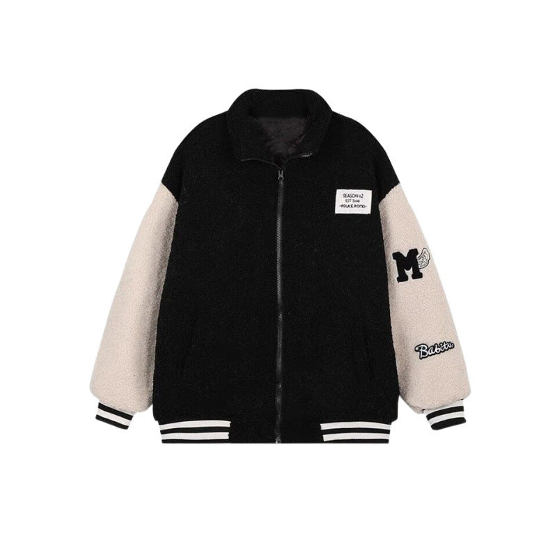 Women's fleece jacket with high collar Chic & Stil