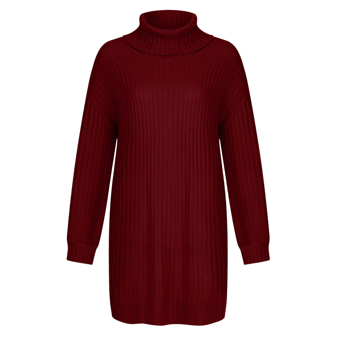 Chunky knit turtleneck sweater for women, relaxed fit Lune London