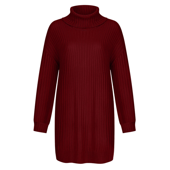 Chunky knit turtleneck sweater for women, relaxed fit Lune London