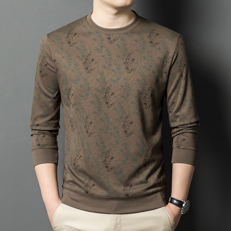 Stylish long-sleeved shirt for men with floral pattern and high-quality material Lune London