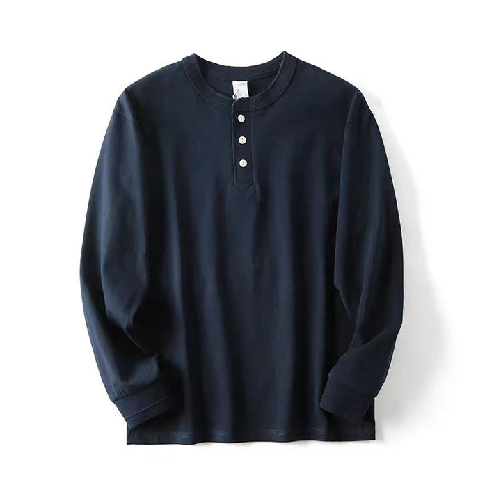 Chemise Henley à manches longues pour femmes en coton respirant Chic & Stil
