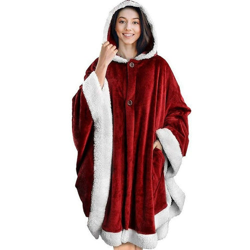 Ladies Cozy Hoodie Blanket Lune London