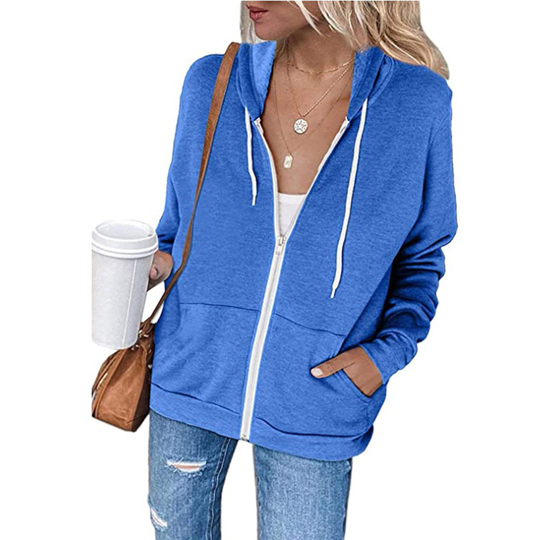Women's hooded sweatshirt with practical pockets Lune Londonl