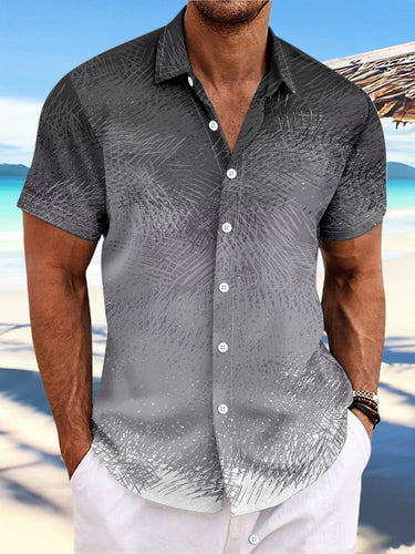Men's Short Sleeve Shirt with Stylish Graphic Pattern Lune London