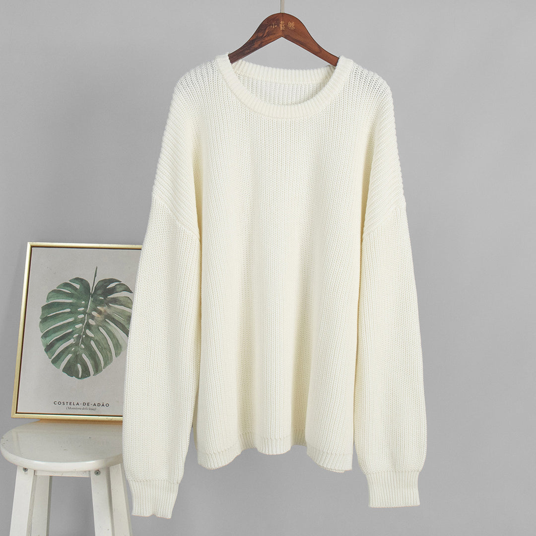 Pull en tricot surdimensionné pour femmes avec une coupe décontractée Chic & Stil