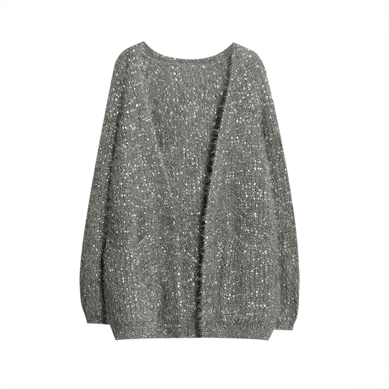 Sparkling cardigan for women in a modern casual chic look and style