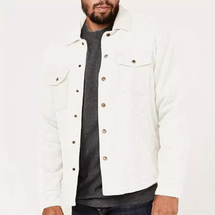 Men's corduroy jacket with practical pockets and elegant design Lune London