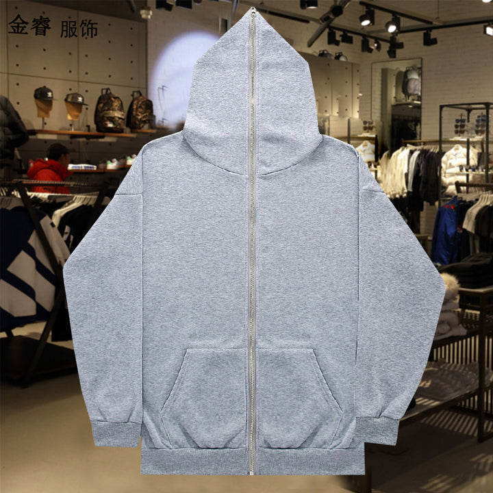 Ladies leisure hoodie with zip closure and practical side pockets Lune London