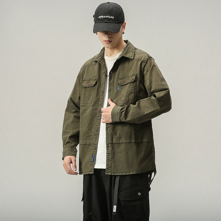 Casual utility jacket for men with practical pockets Lune London