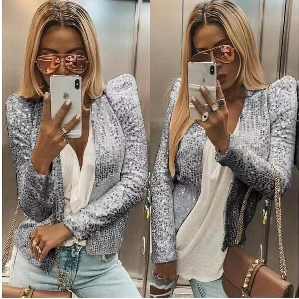 Women's Cardigan with Glitter Effect – Lune London