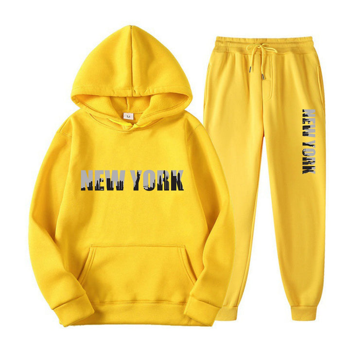 Women's sporty tracksuit with stylized New York print Chic & Stil